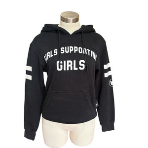 Girls Supporting Girls Adelaide Morin By Fanjoy Hoodie Sweatshirt Black Sz. XS
